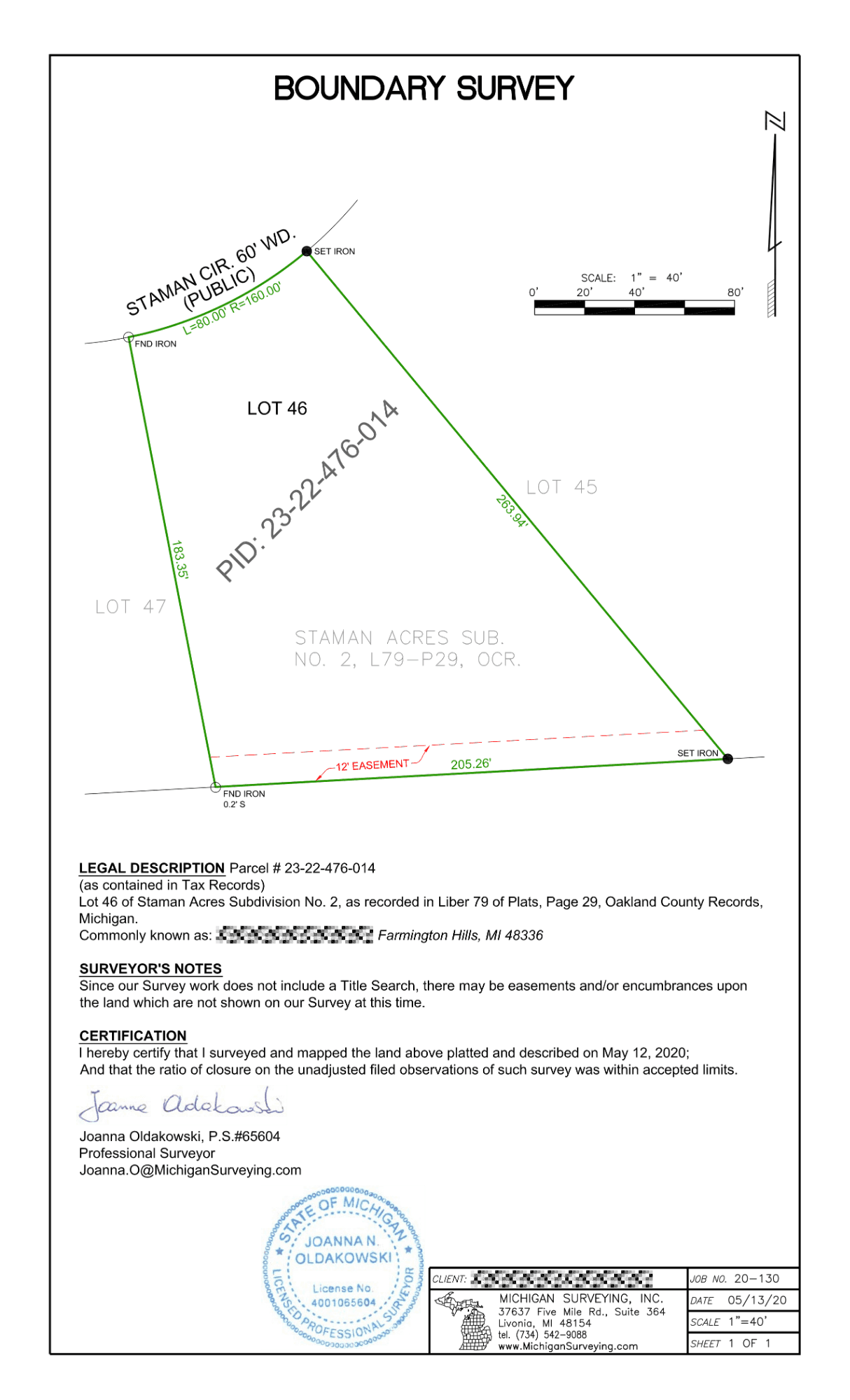 Boundary Survey