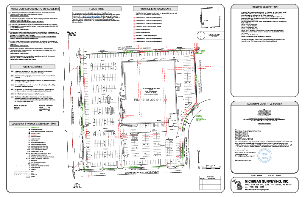 ALTA/NSPS Land Title Survey