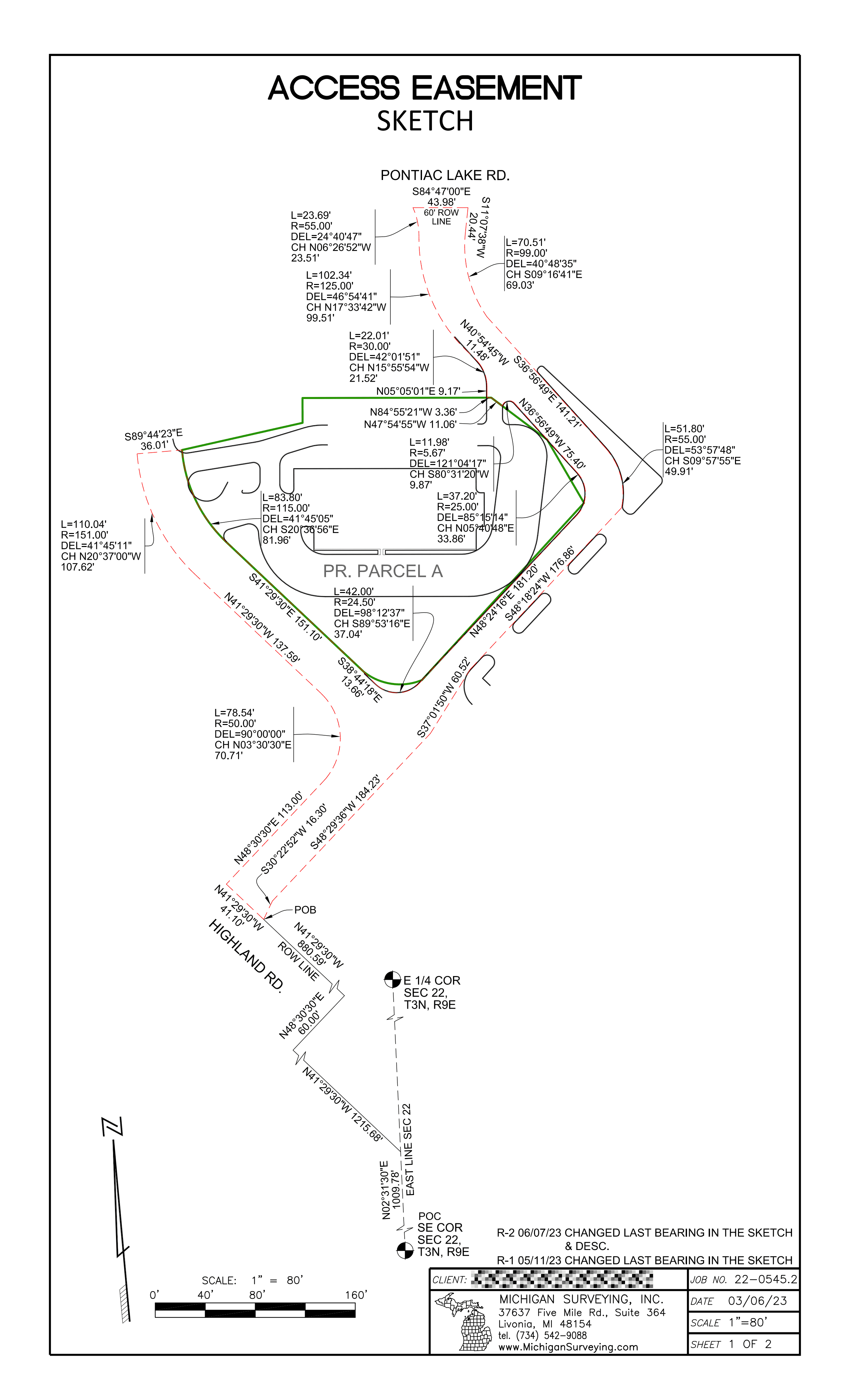 Easement Description & Exhibit